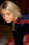 Russian woman scammer